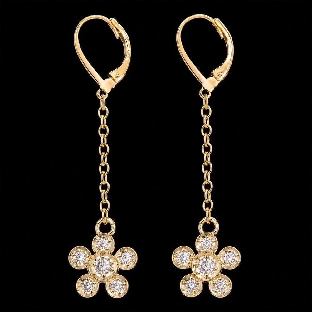 KJL Daisy Dangle Earrings Kenneth Jay Lane